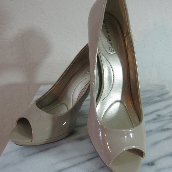 Bandolino Shoes - Bandolino Nude Peep Toe, Sz 8-NWOB